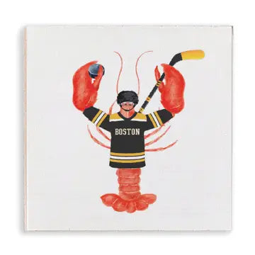 Boston Hockey Lobster Magnet