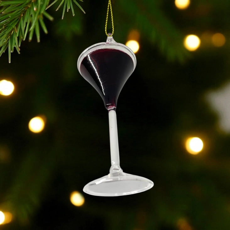 Espresso Martini Glass Christmas Ornament
