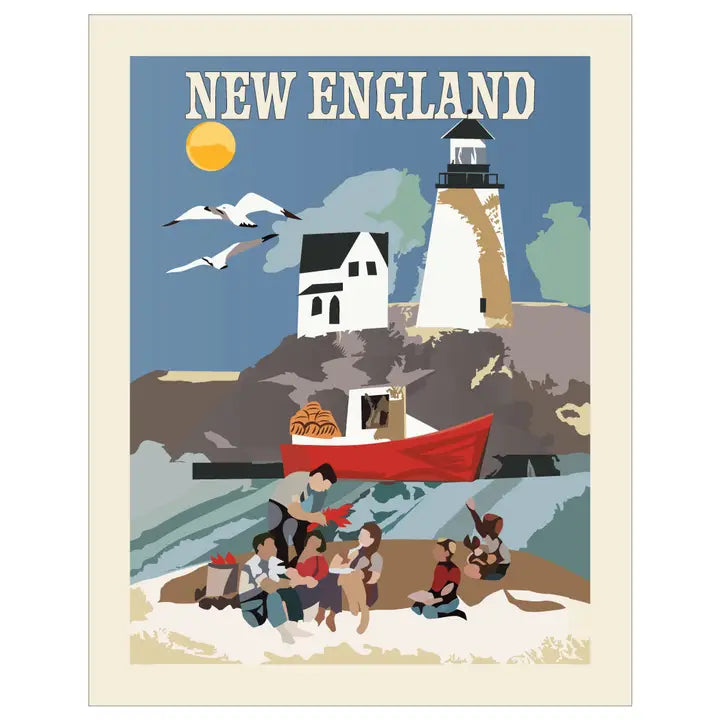 2.5 X 3.5 New England Clambake Magnet