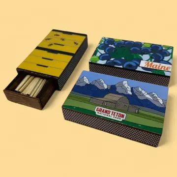 Wooden Keepsake Matchbox with Matches - Custom