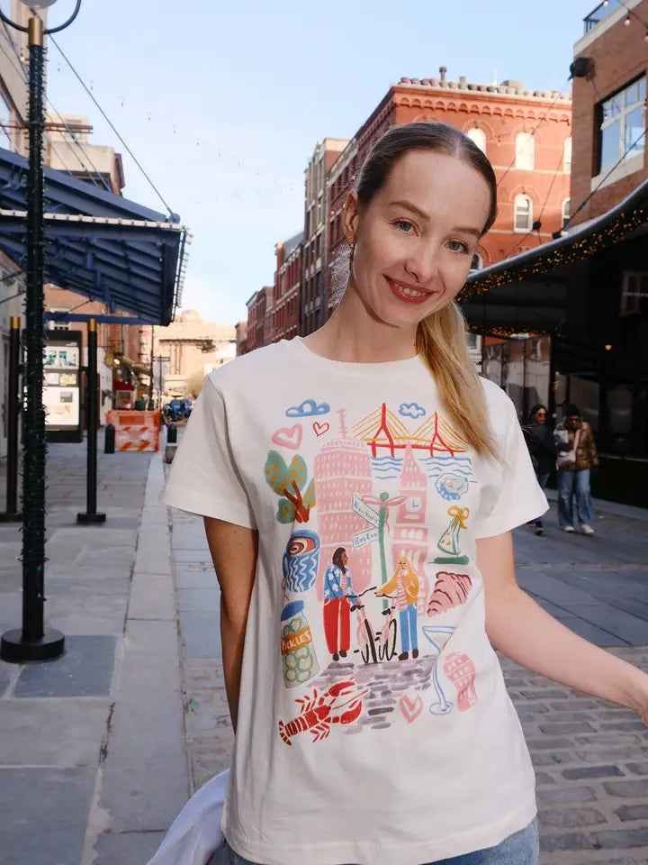 Boston Sketchbook Graphic T-Shirt