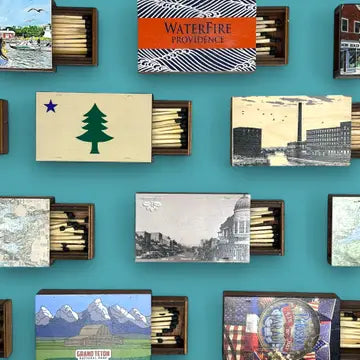 Wooden Keepsake Matchbox with Matches - Custom