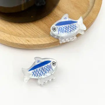 Sardine-Shaped Hair Claw Clip, Ocean Style Hair Clip