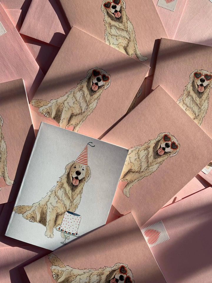 Golden Party Greeting Card