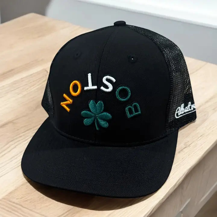Boston Shamrock Trucker Hat