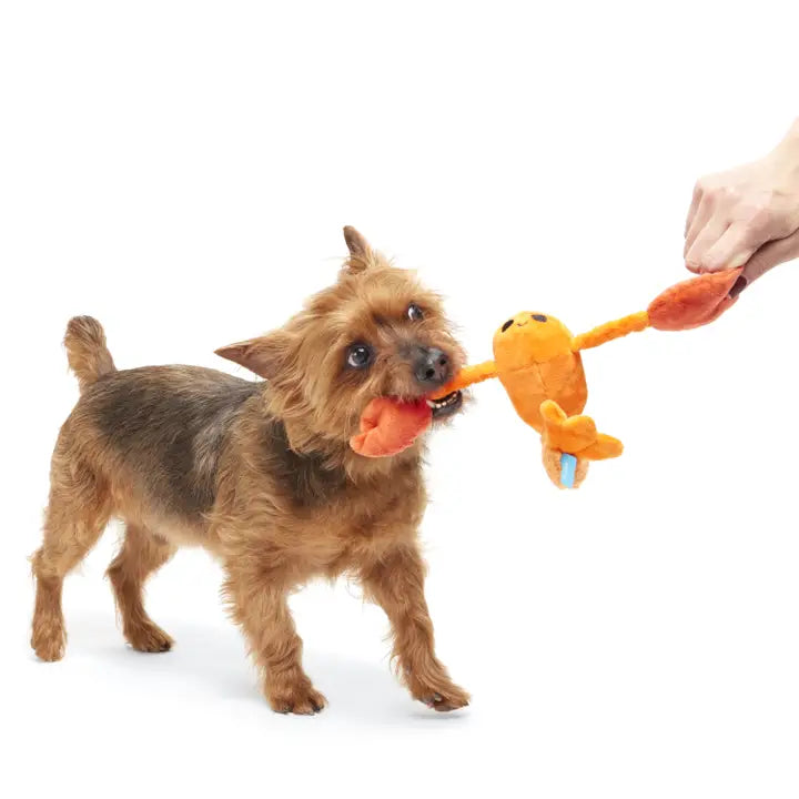 BARK Della Crawfish Plush Dog Toy