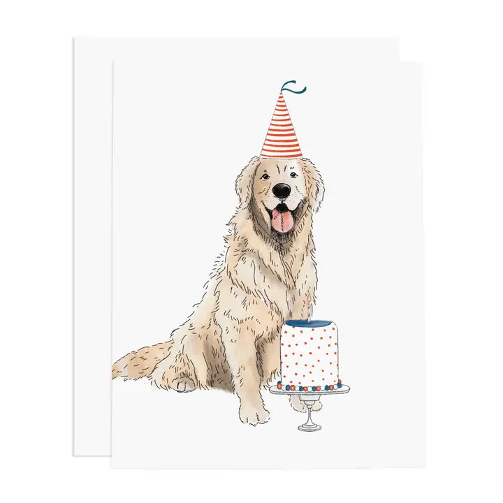 Golden Party Greeting Card