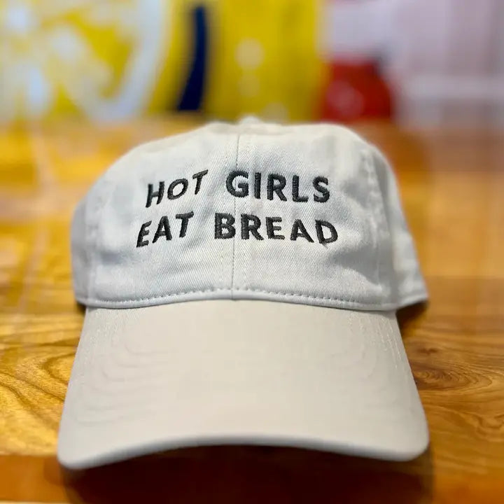 Hot Girls Eat Bread Baseball Hat