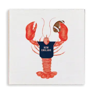 New England Football Lobster Magnet