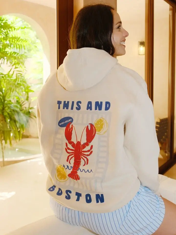 This And Boston Graphic Hoodie
