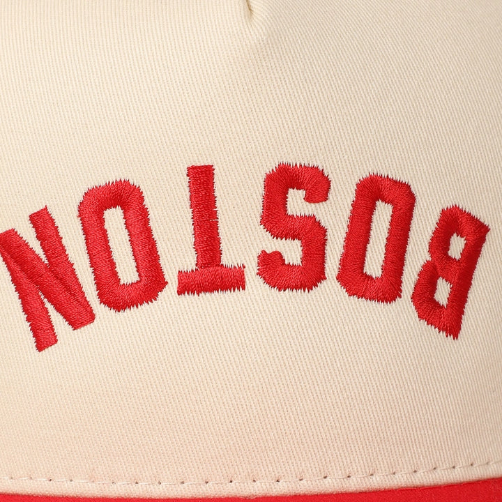 BOSTON Upside Down Two-Tone Trucker Baseball Cap
