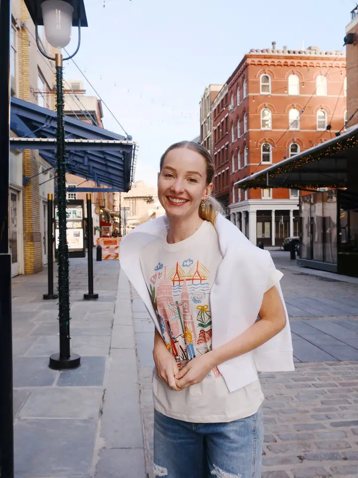 Boston Sketchbook Graphic T-Shirt