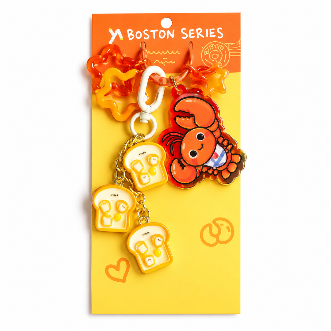 Boston Lobster Keychain & Charm