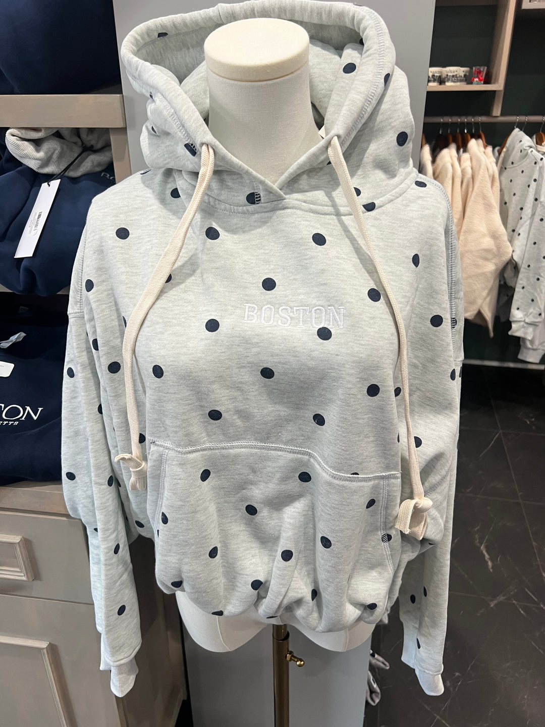 Boston Polka Dot Hoodie