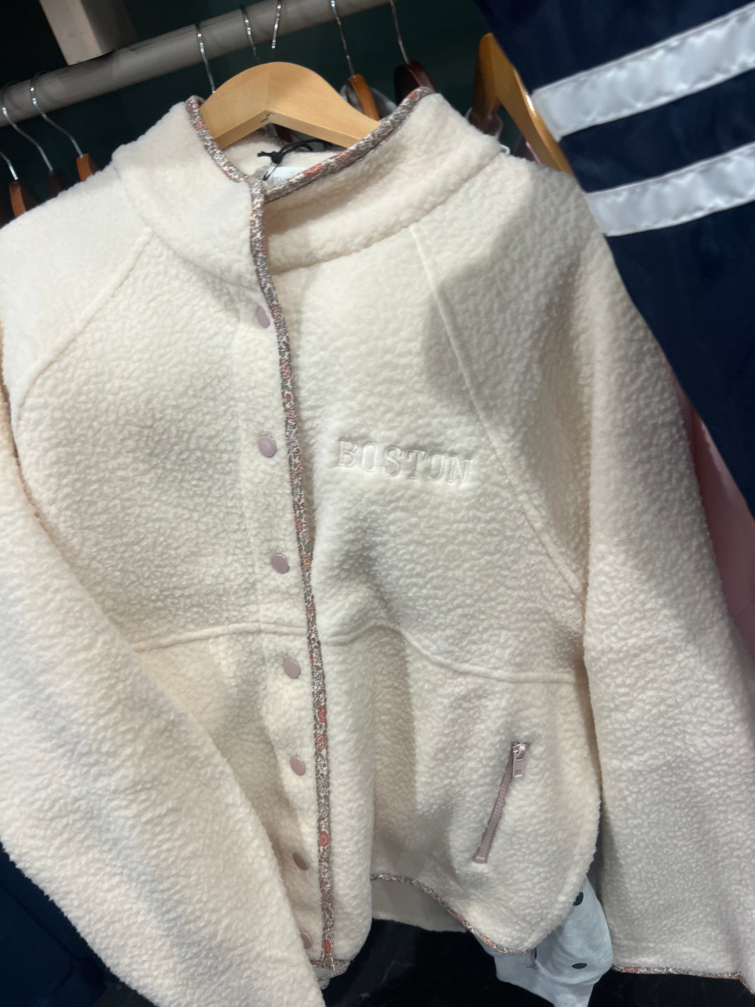 Boston Sherpa Snap Jacket