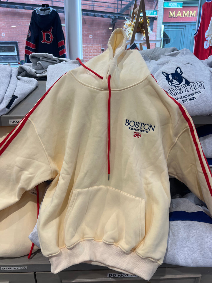 Boston Lobster Racing Stripe Hoodie
