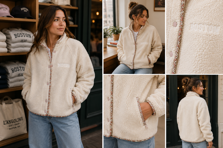 Boston Sherpa Snap Jacket