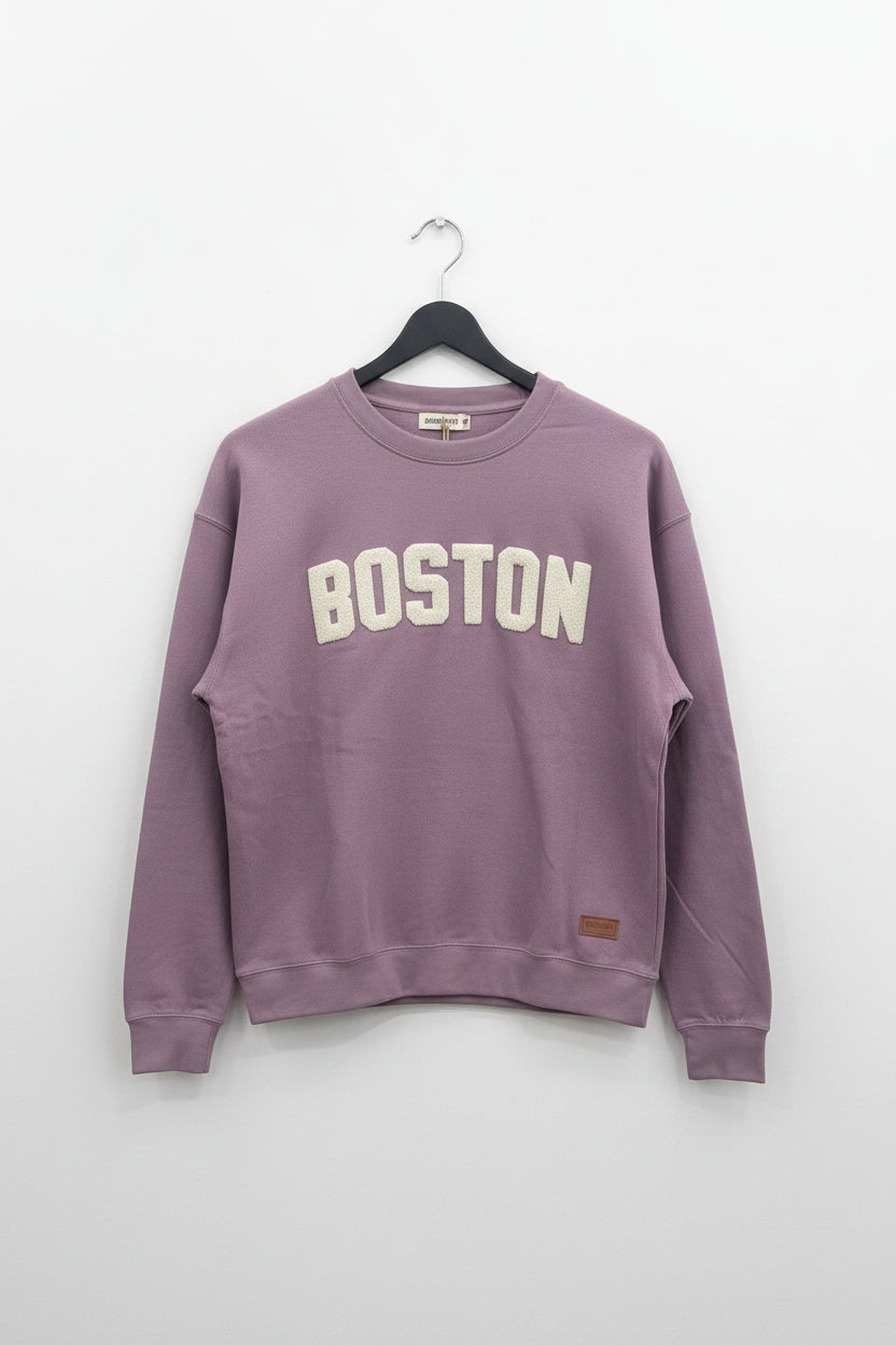 Chenille Boston Crewneck