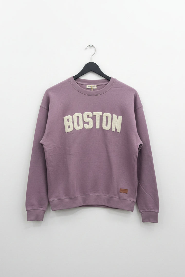 Chenille Boston Crewneck