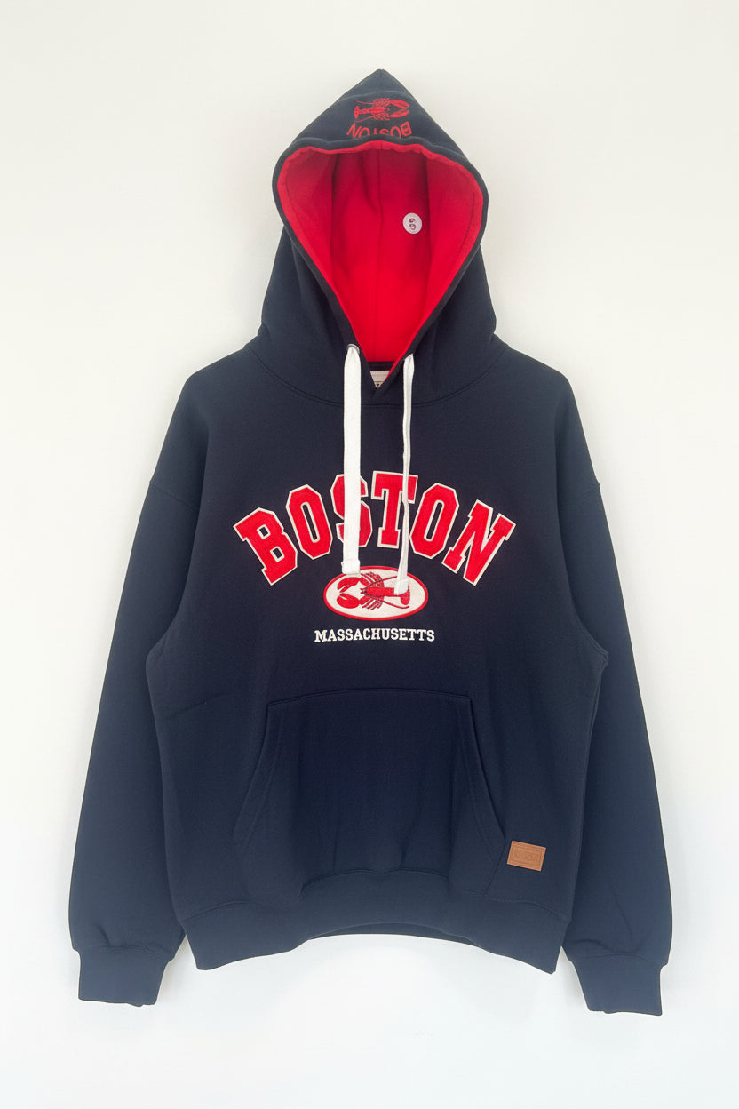 Boston Lobster Embroidered Hoodie