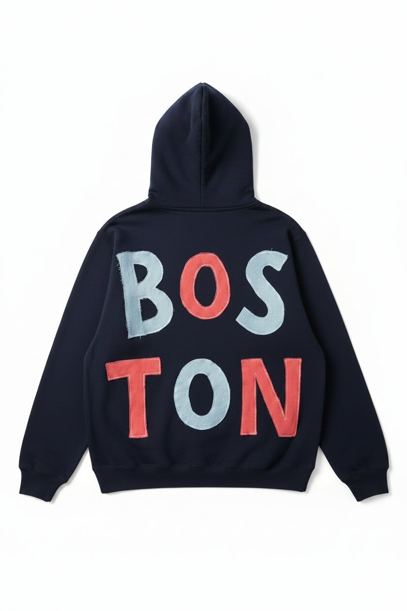 Em's Threads Handmade Boston Hoodie