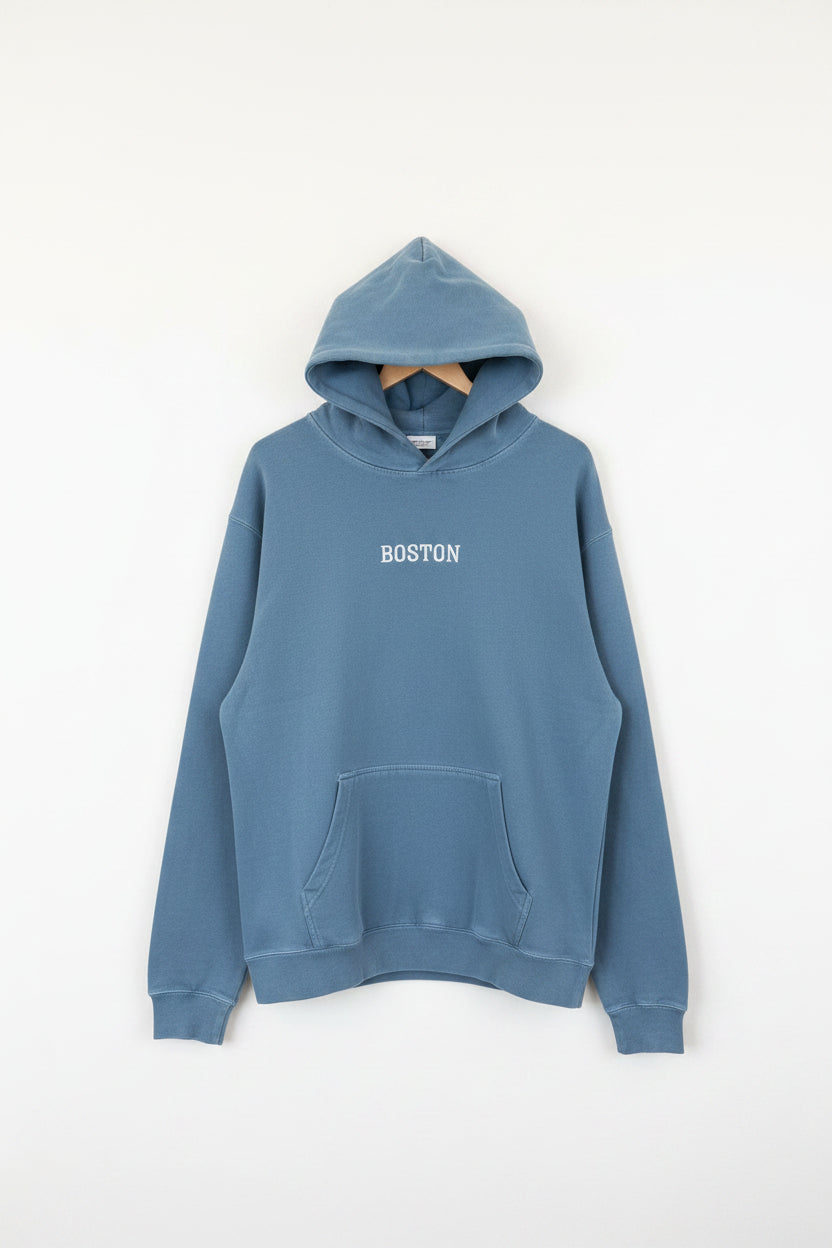 Oversized Washed Pullover Hoodie