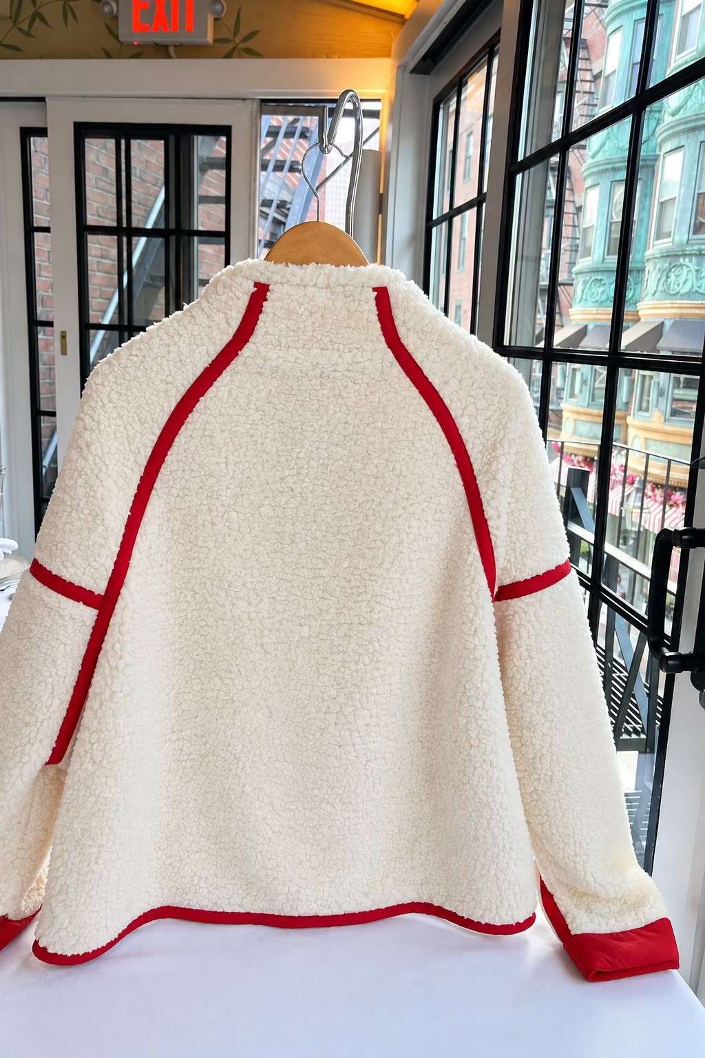Boston Lobster Sherpa Quarter-Zip Pullover