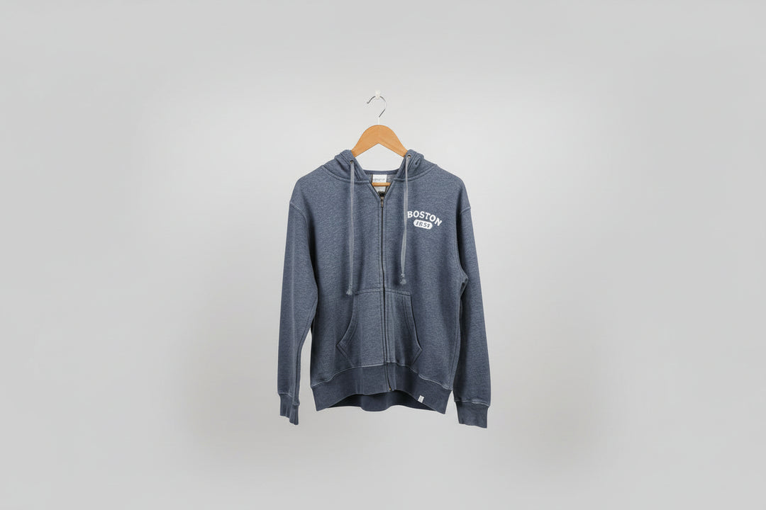 Soft Full Zip Boston Hoodie