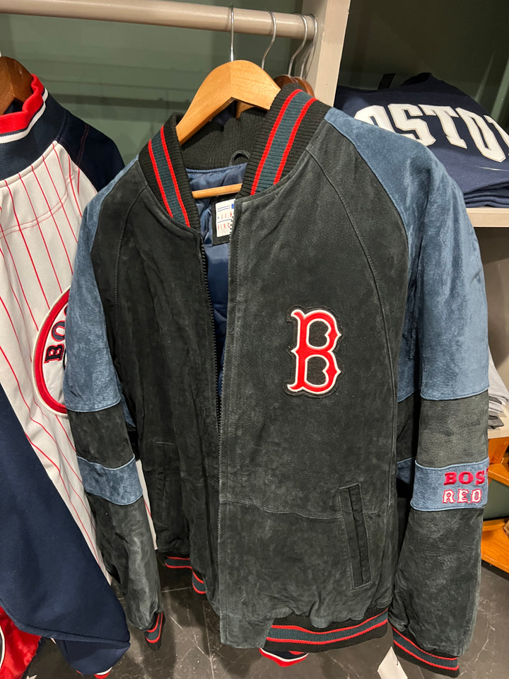 Vintage Suede Boston Red Sox Jacket