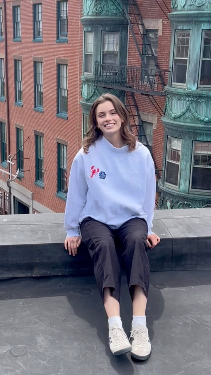 Lobster + Shell Mockneck