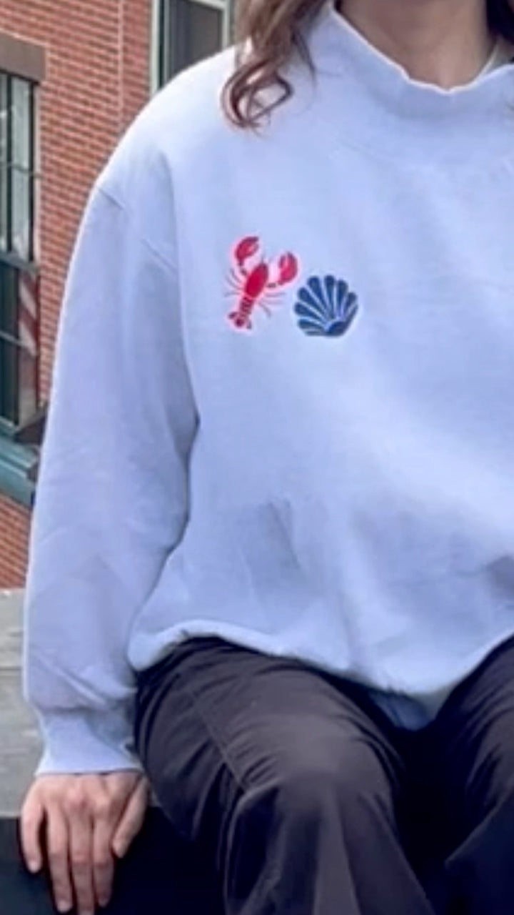 Lobster + Shell Mockneck