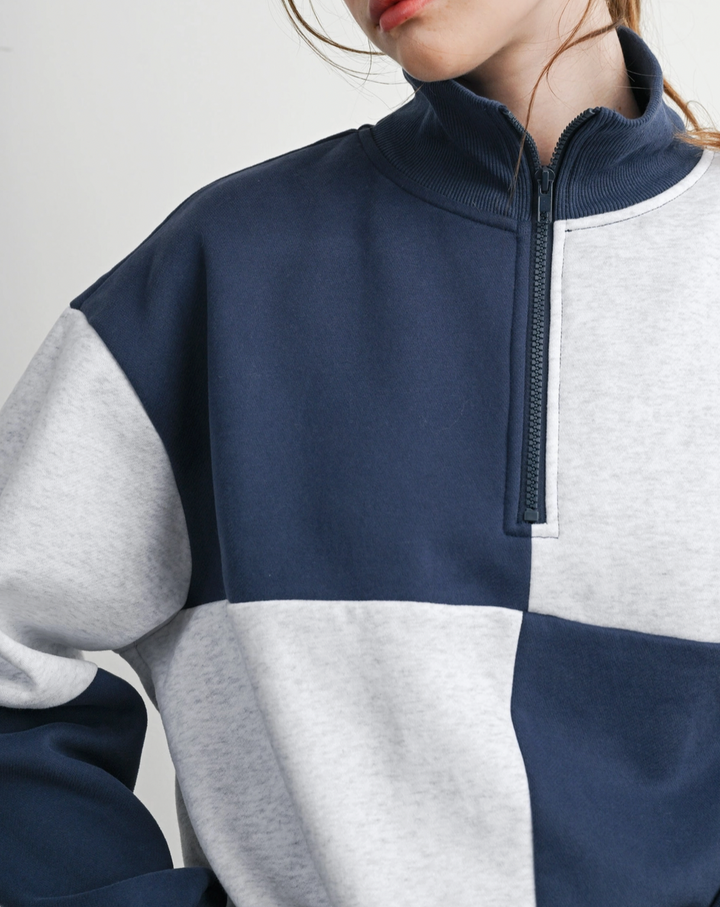 Boston Lobster Color-Block Quarter-Zip