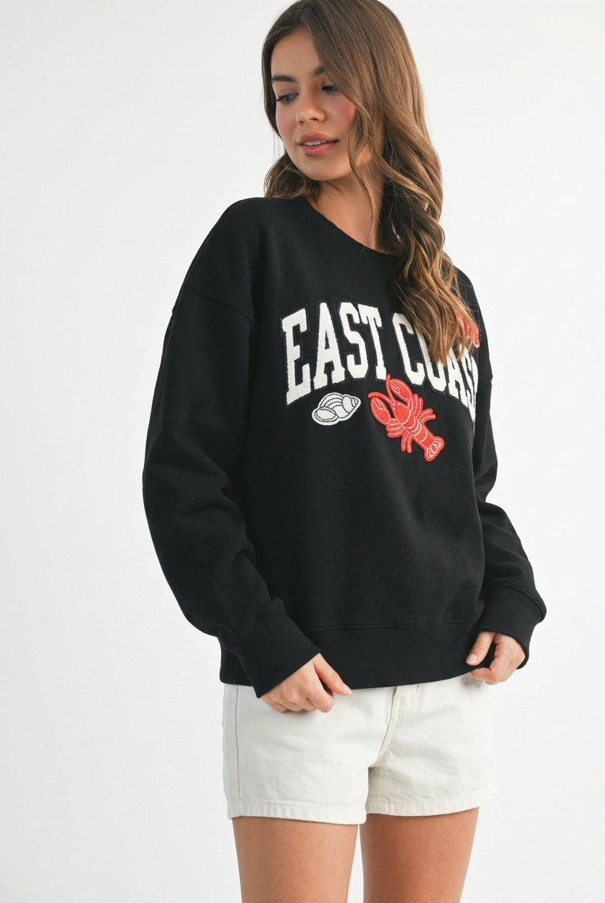 East Coast Patch Crewneck