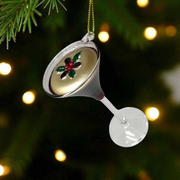 Espresso Martini Glass Christmas Ornament