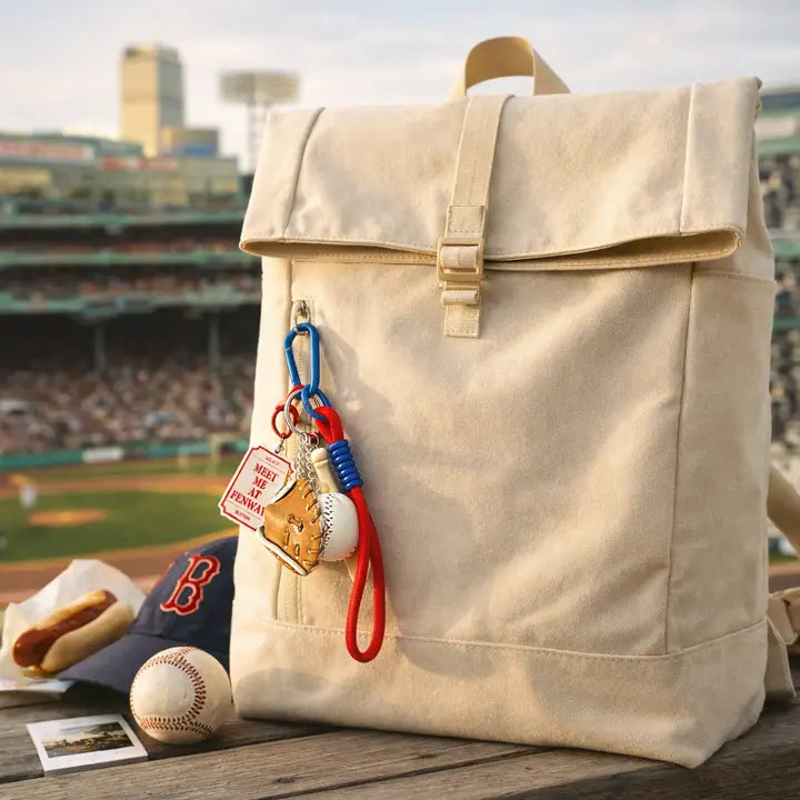 Fenway Baseball Keychain