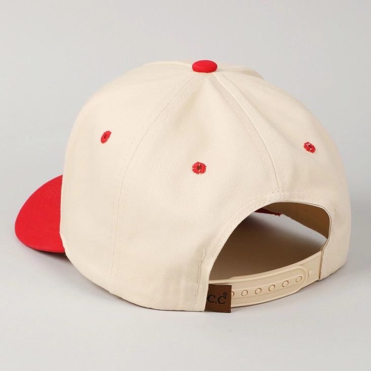 BOSTON Upside Down Two-Tone Trucker Baseball Cap