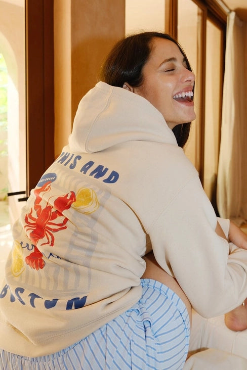This And Boston Graphic Hoodie