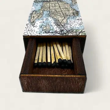 Wooden Keepsake Matchbox with Matches - Custom