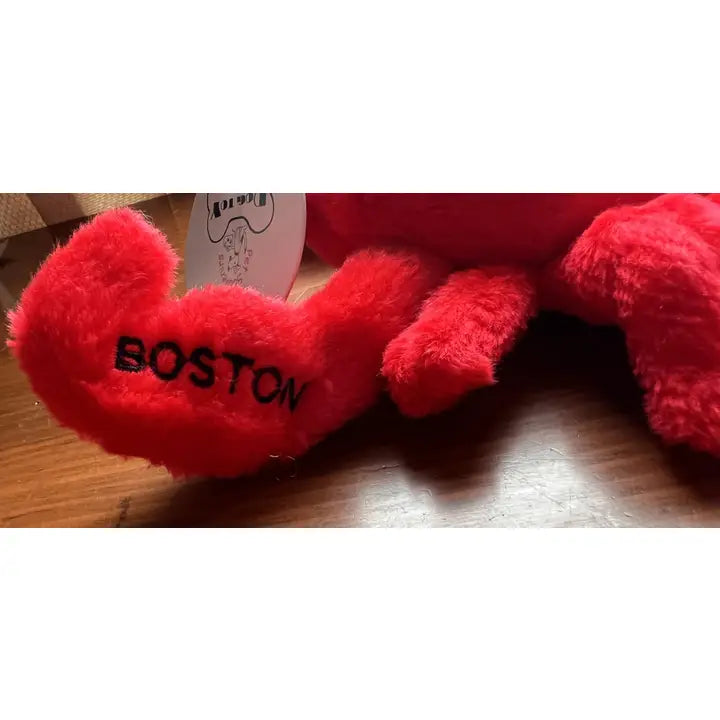 Boston Plush Squeaky Lobster Large Dog Toy New!