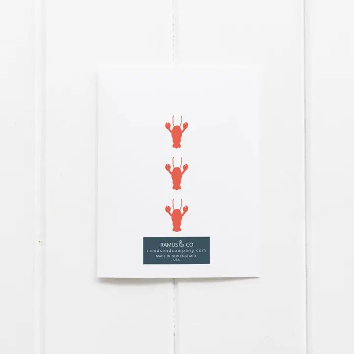 Lobster Sweater Welcome Little One Greeting Card