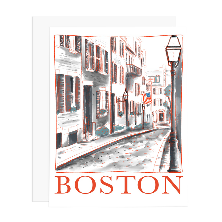 Boston MA Greeting Card