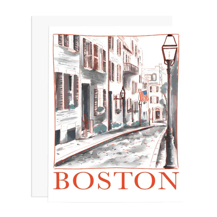 Boston Ma Greeting Card