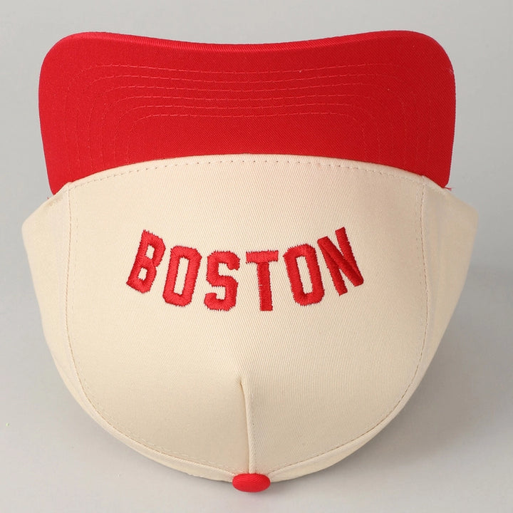 BOSTON Upside Down Two-Tone Trucker Baseball Cap