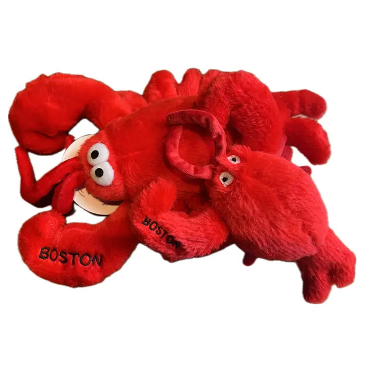 Boston Plush Squeaky Lobster Large Dog Toy New!