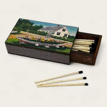 Wooden Keepsake Matchbox with Matches - Custom