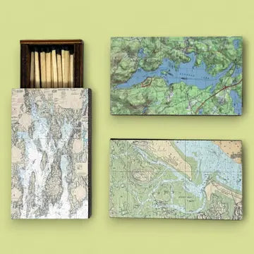 Wooden Keepsake Matchbox with Matches - Custom