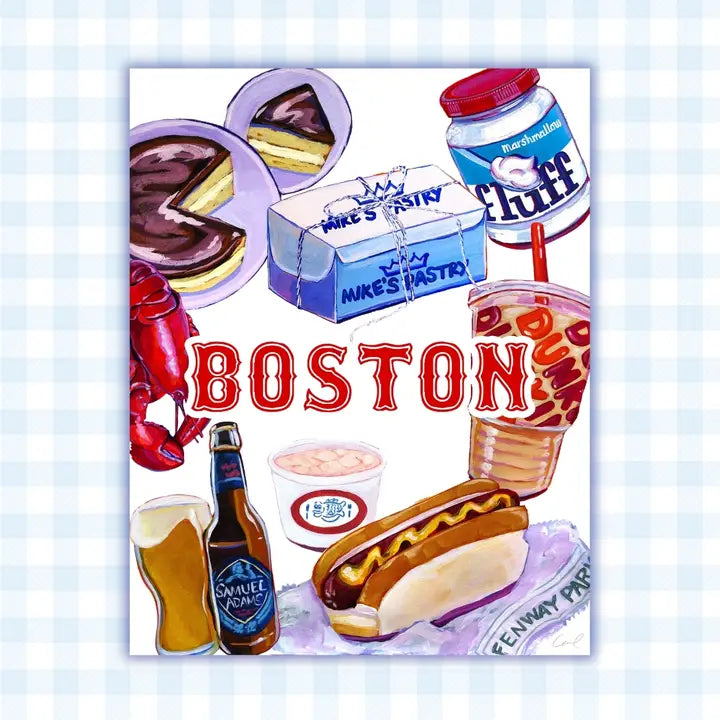 Boston Foods - New England Souvenir Stickers