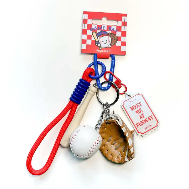 Fenway Baseball Keychain
